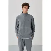 Tommy Life Herren Polyester-Fleece Sweatshirt- und Hosen-Set