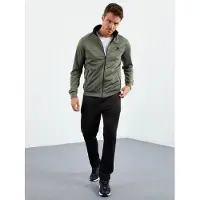Tommy Life Herren Scuba Strick Aktiv-Set mit Reißverschlusskragen