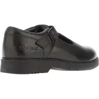 Kickers - "Finley" Formelle Schuhe für Damen, Leder, T-Träger (Schwarz)