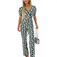 Ax Paris - Jumpsuit für Damen, Mit Gürtel (Bunt)