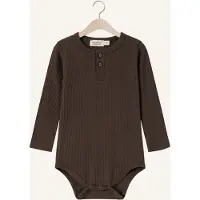 MarMar COPENHAGEN Baby Strampler Body Ls Modal - Bruin - Größe 62