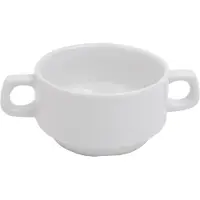 Lubiana Suppentasse mit Henkeln, Porzellan, Serie Kaszub/Hel, , 0,32 Liter