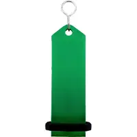 Combicraft Bumerang Hotelschlüsselanhänger Grün, 100x30 mm - 5 Stück