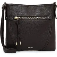 Suri Frey Umhängetasche "Umhängetasche SFY Soey", Damen, Gr. B/H/T: 27cm x 26cm x 5,5cm 0, braun (braun 200), Polyester, Taschen Umhängetasche