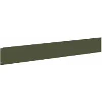 vidaXL Rasenkante 10 stk. 100 x 15 cm Stahl Olivgrün