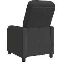 vidaXL Massage Relaxsessel Dunkelgrau Bouclé
