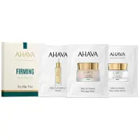Ahava Set : MultiVitamin C+ Firming Serum For Face 3 ml *Sample + Multivitamin Firming Massage Cream Mask For Face 3 ml *Sample + MultiVitamin Firming Day Cream For Face SPF 30 3 ml *Sample