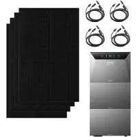 Anker SOLIX Solarbank 4 E5000 Pro Mit 2000W Bifaziale Solarmodule mit 2 BP5000 Erweiterungsakku