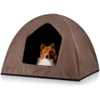 Knuffelwuff Hundehöhle Yucatan Velours XL 105 x 85 x 80cm Braun