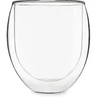 Feelino Teeglas Ice 400 ml spülmaschinenfest hochwertiges Borosilikatglas Transparent