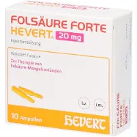 HEVERT Folsäure Forte 20 mg Inj.-Lösung Amp. 10x2 ml Injektionslösung