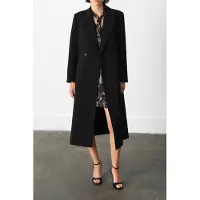 French Connection Azra Twill Structured Coat Black Größe: 6 | Blazer Outlet | Damen | Schwarz