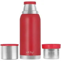 Vialli Design Thermoflasche in Rot - 1 l - onesize