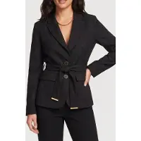 Guess Marciano GUESS Whitney Belted Suit Jet Black A996 Größe: 40 | Blazer Outlet | Damen | Schwarz