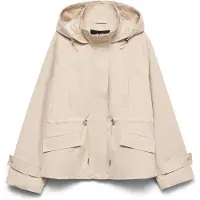 Vero Moda Langer Parka in Oatmeal | Gr.: L