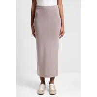 French Connection Ava Straight Midi Skirt Taupe Neutral Größe: L | Midiröcke Outlet | Damen | Schwarz