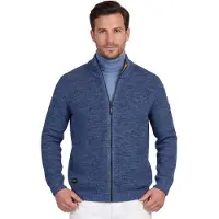 Camel active Kernige Strickjacke aus Baumwollgemisch in Tintenblau | Gr.: 4XL