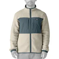 Patagonia Herren Retro Pile Patch Fleecejacke pelican XL