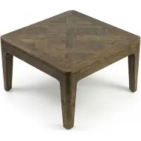 Wohnling Couchtisch 60cm Massivholz Mango Walnuss Finish Wohnzimmertisch Quadratisch Sofatisch Holz Design Wohnzimmer Tisch Beistelltisch Handmade