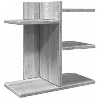 Helloshop26 - Sonoma Büroschrank-Organizer 42 x 21,5 x 42 cm Holzwerkstoff Sonoma-Grau