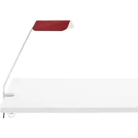 HAY Klemmleuchte Apex, rot, für Arbeitszimmer / Büro, Metall, Design, Klemmleuchte