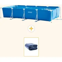 Intex Rechteckiger Frame Pool - 450x220x84 cm - 2-teilig S21257