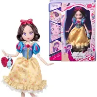 Mattel Disney Princess Disney Schneewittchen Prinzessinnen-Manga-Puppe zum Sammeln mit Zubehör, beweglich, Sammelfigur, Modepuppe, Weiblich, 6 Jahr(e), Junge/Mädchen, 230 mm, Mehrfarbig