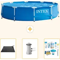 Intex Frame Pool Rund - 366x76 cm - 4-teilig S22459