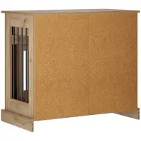 vidaXL Hundekäfigmöbel Artisan-Eiche 90 x 47,5 x 80 cm Holzwerkstoff