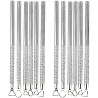Jojomino Set 12 Stueck Aluminium Sandplatz Bildhauerei Werkzeuge