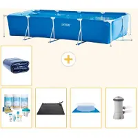 Intex Rechteckiger Frame Pool - 450x220x84 cm - 6-teilig S20074