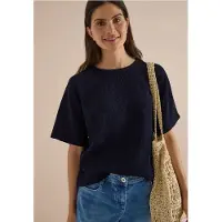 Cecil Halbarmbluse in urban dark blue | Gr.: XXL