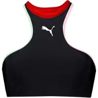 Puma - Bikini Oberteil für Damen, Hochleistungsmaterial (Schwarz)