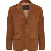 Infinity Leather Herren italienische beige Wildlederjacke – Trabzon