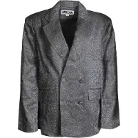 AMY LYNN AmyLynn - "Ezra" Blazer für Damen, Zweireihig (Silber)