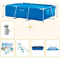 Intex Rechteckiger Frame Pool - 300x200x75 cm - 6-teilig S20046
