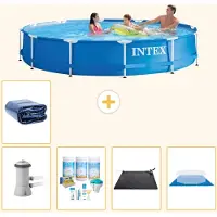 Intex Frame Pool Rund - 366x76 cm - 6-teilig S20480