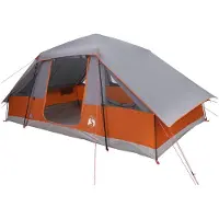 vidaXL Familienzelt mit Regenschutz wasserdicht 6 Personen