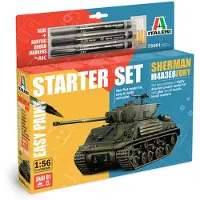 Wittmax 1:56 M4A3E8 Sherman Fury Model Set