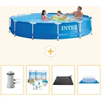 Intex Frame Pool Rund - 366x76 cm - 5-teilig S21026