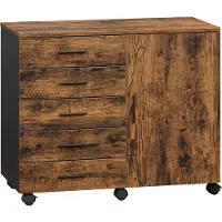 Songmics Aktenschrank Custos in Braun - (B)80 x (H)65 x (T)40 cm | Gr.: onesize
