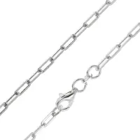 Trendor 31238 Anker-Halskette für Anhänger 925 Silber 2,5 mm breit 36-60 cm