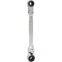 Ks Tools 4 in 1 GEARplus umschaltbar Gelenk-Doppel-Ringschlüssel, 10x13-17x19mm