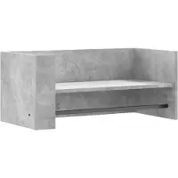 vidaXL Wandregal Betongrau 70,5x35x30,5 cm Holzwerkstoff