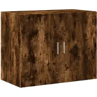 vidaXL Wandschrank Räuchereiche 80x42,5x64 cm Holzwerkstoff