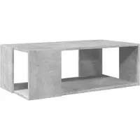 vidaXL Couchtisch Betongrau 89,5x48x30 cm Holzwerkstoff