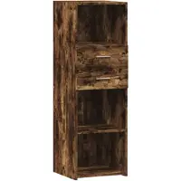 vidaXL Highboard Räuchereiche 40x42,5x124 cm Holzwerkstoff