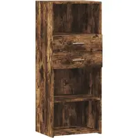 vidaXL Highboard Räuchereiche 50x42,5x124 cm Holzwerkstoff