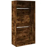 vidaXL Kleiderschrank Räuchereiche 100x50x200 cm Holzwerkstoff