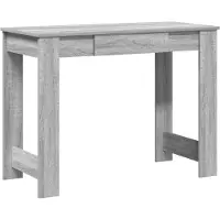 vidaXL Schreibtisch Grau Sonoma 100x45x75 cm Holzwerkstoff